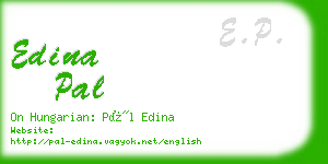 edina pal business card